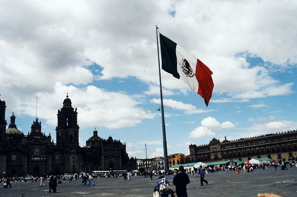 El Zocalo à Mexico